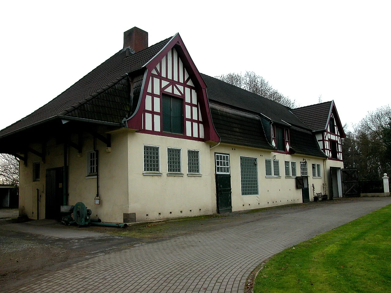Mehrere Generationen auf einem deutschen Landwirtschaftsbetrieb